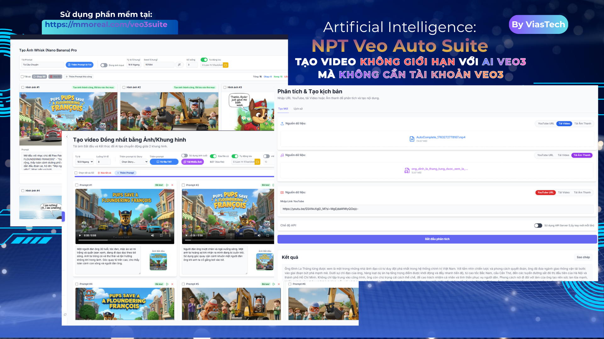Giao diện Veo Suite